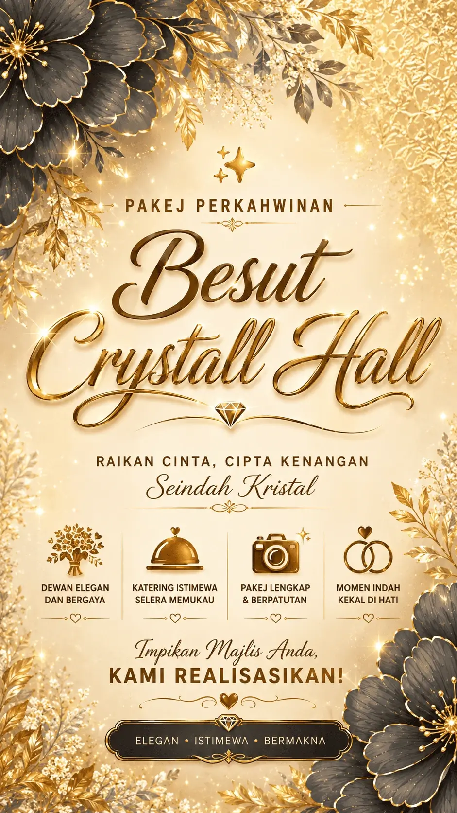 Muka Depan Besut Crystal Hall